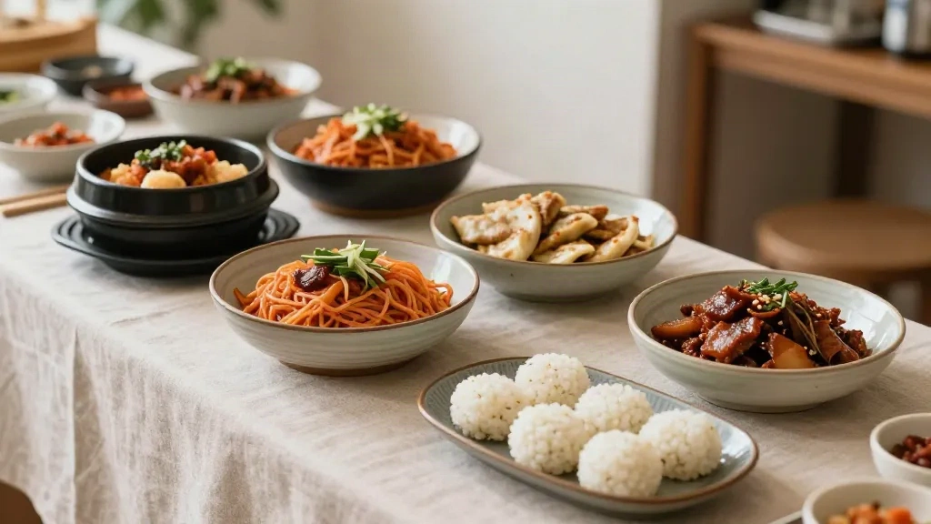 한상차림 케이터링 상차림